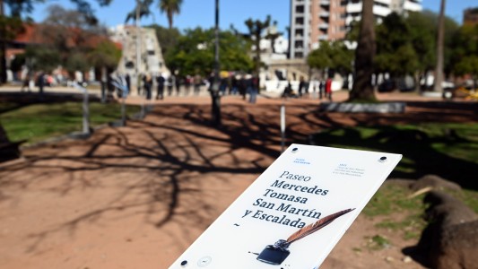 Se inauguró el Paseo Mercedes Tomasa San Martín y Escalada