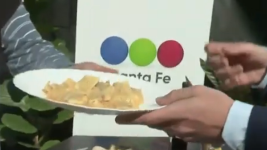 "Raviolada" en Telefe Santa Fe, una adelanto de la tradicional fiesta de Ramona