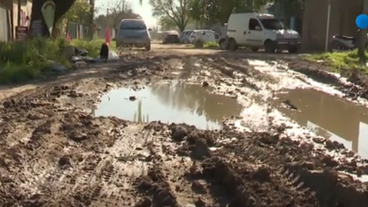 Barrio Pompeya: reclamos por el mal estado de las calles