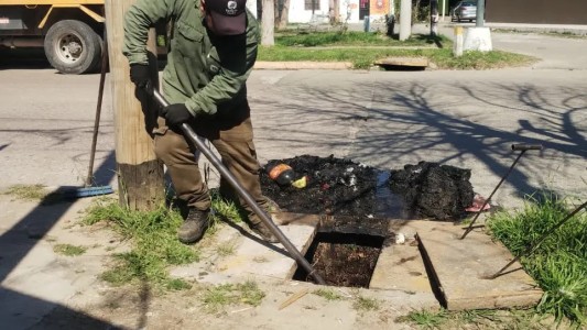 El municipio realiza tareas preventivas ante el pronóstico de lluvia para el fin de semana
