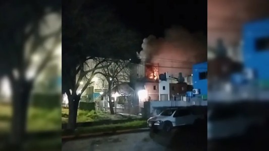 Explosión e incendio en el Parque Industrial de Sauce Viejo