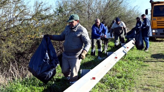 Circunvalación: “En dos jornadas retiramos más de 100 toneladas de residuos”