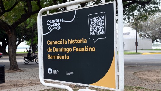 Presentaron Santa Fe en QR con la figura de Domingo Faustino Sarmiento como protagonista