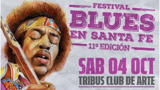 El Festival de Blues en Santa Fe festeja su 11ma edición en Tribus con un line up de lujo