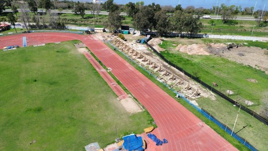 Odesur 2026: la nueva pista del CARD comienza a mostrar sus tribunas