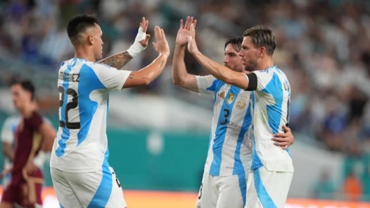 La Selección argentina venció 1-0 a Venezuela en un amistoso en Miami
