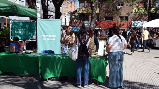 Llevan adelante jornada de concientización en la plazoleta Fragata Sarmiento