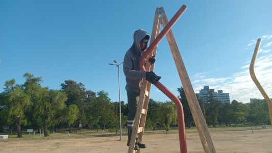 Avanzan las tareas de recuperación en los parques del Sur y Garay