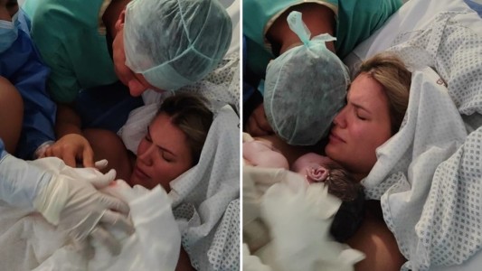 Nació Faustino, el hijo de Eva Bargiela y Gianluca Simeone: las primeras postales del bebé