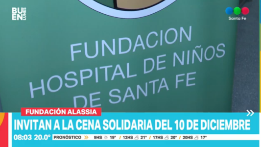 La Fundación del Hospital Alassia invita a su tradicional cena solidaria el 10 de diciembre
