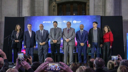 Poletti y Pullaro estuvieron en el inicio de una nueva edición de la semana Comex