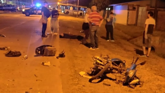 Monte Vera: un motociclista resultó gravemente herido tras chocar de frente con un auto