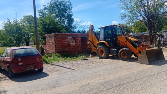Municipio y Policía intervinieron frente a terrenos usurpados en Guadalupe Central