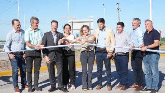 Pullaro inauguró trabajos viales en Progreso y Frontera