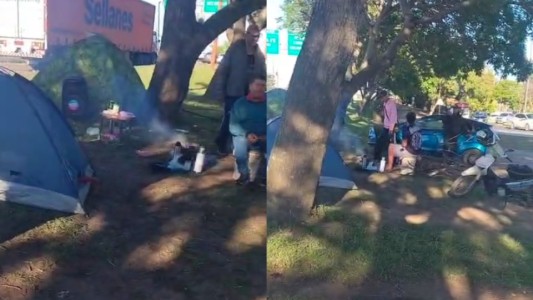 Pescadores protestan en la Ruta 168 contra la suspensión del acopio de pescado para exportación