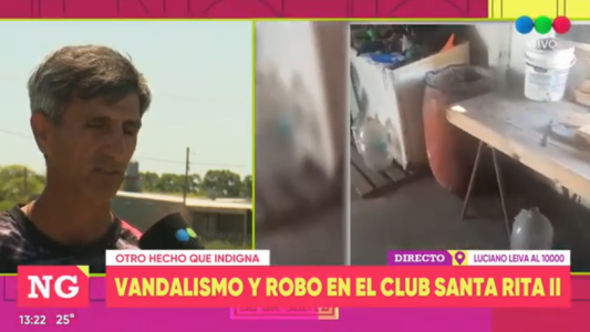 Devastador robo en el Club Santa Rita II: se llevaron pelotas, redes y herramientas de trabajo