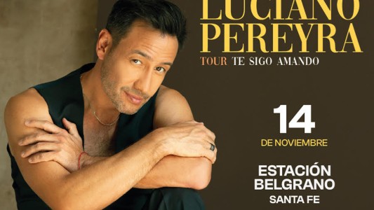 Últimas entradas para ver a Luciano Pereyra este viernes en la Estación Belgrano