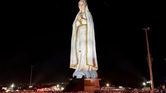 Brasil inauguró una monumental estatua de la Virgen de Fátima que supera al Cristo Redentor