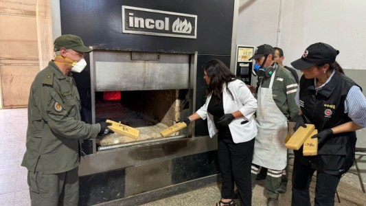 Droga incautada en la causa Paglia: incineran más de 500 kilos