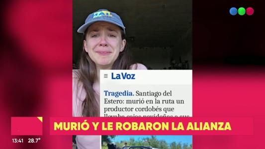 Murió entregando regalos y le robaron la alianza, su hija busca recuperarla