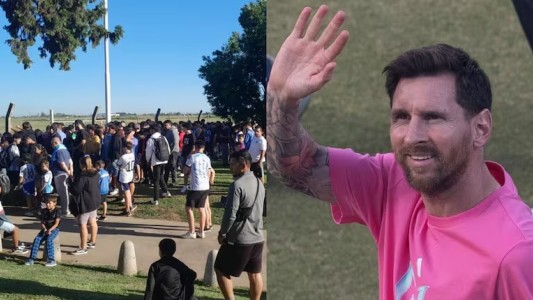 Messi ya aterrizó en el Aeropuerto de Sauce Viejo y pasará las fiestas en la provincia