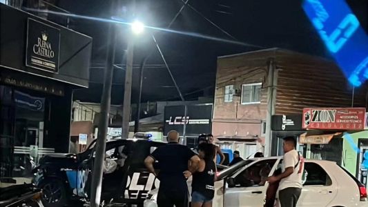 Otra madrugada violenta en barrio Las Flores: resistencia a la autoridad en un operativo