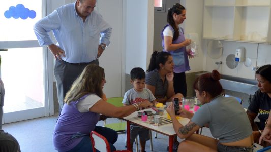 Inicio del ciclo lectivo en los jardines municipales: inauguraron la sala alfabetizadora N°17