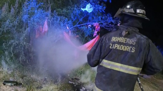 Se incendió el santuario de Gauchito Gil en la Ruta Nacional 168