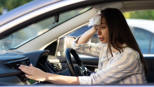 La APSV alerta sobre los riesgos de conducir bajo altas temperaturas