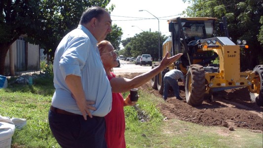La Municipalidad retomó obras esenciales de un sector del barrio Los Hornos