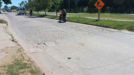 Comienza la reparación del pavimento de Avenida Peñaloza