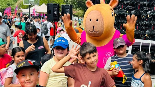 Las colonias de vacaciones de la ciudad visitaron el Tour Suramericano