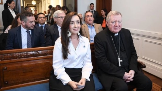 Villarruel cuestionó al Gobierno por las cuentas del Senado en la inauguración de un oratorio