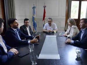 Pullaro y Cococcioni recibieron a la flamante ministra Monteoliva