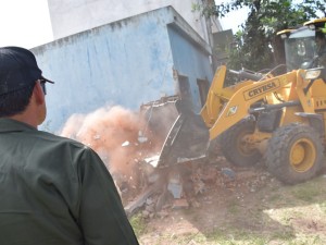 Fueron derrumbados 100 búnkers dedicados a la venta de droga en la provincia