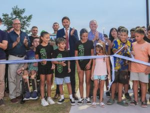 Quedó inaugurada la ciclovía sur de Laguna Paiva
