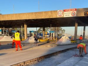 Reducción de calzada y desvío de tránsito en cercanías del Túnel Subfluvial