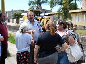 Supervisaron las obras del plan de recuperación vial en barrio Cabal