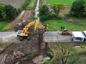 Se realizó el arreglo provisorio de la Ruta Nacional 34