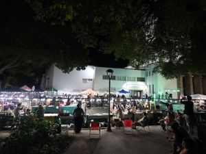 Se realizó la primera feria nocturna de emprendedores en la explanada del Concejo