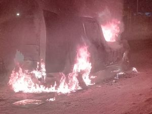Se incendió una camioneta en el norte de la ciudad de Santa Fe
