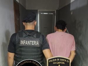 Arresto domiciliario en una vivienda de la ciudad de Santa Fe