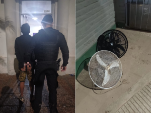 Detuvieron a un joven por robar ventiladores en una escuela de Santa Fe
