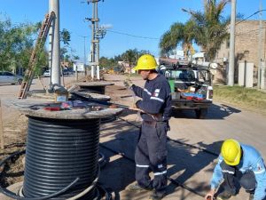 La EPE concreta obras de ampliación y mejoras en barrio San Martín