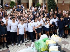 Eco Escuelas 2026: comenzó el pesaje de materiales reciclables en las instituciones de la ciudad