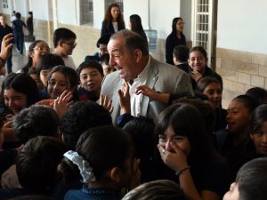 Poletti destacó el compromiso ambiental de los estudiantes que participan de EcoEscuelas