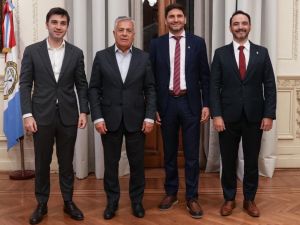 En Rosario, Pullaro se reunió con los gobernadores de Mendoza, Chubut y Corrientes