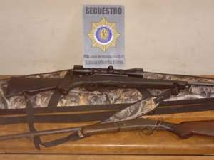 Secuestraron armas de fuego de una vivienda en la ciudad de Santo Tomé