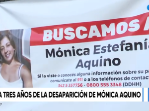 A tres años de la desaparición de Mónica Aquino, su familia reclama avances en la causa