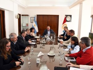 Poletti se reunió con autoridades de la UNL para seguir una agenda de trabajo
